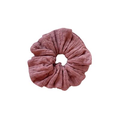 Scrunchie / crinkle muslin - clay
