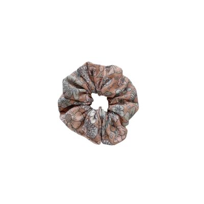 Scrunchie / Caramel Bold floral