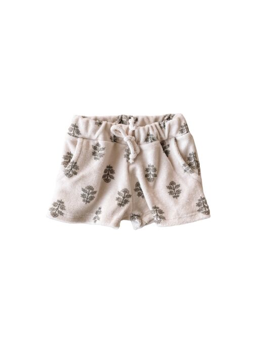 Terry shorts / just floral