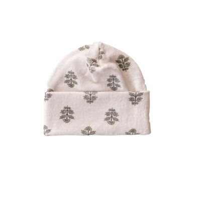 Terry beanie / just floral