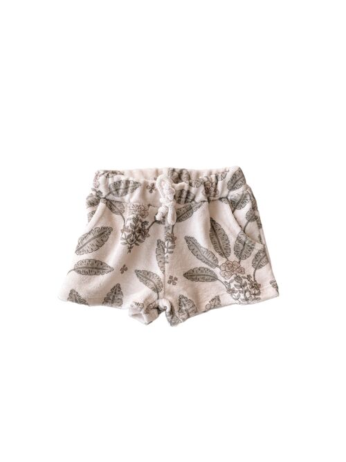 Terry shorts / girly palms
