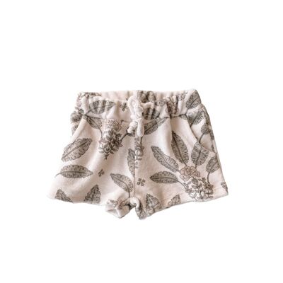 Terry shorts / girly palms