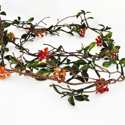 Artificial berry garland 140 cm - Floral decoration