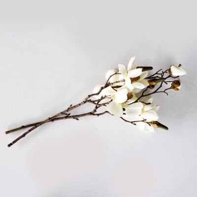 Magnolia blanca artificial 50 cm - Arreglo floral