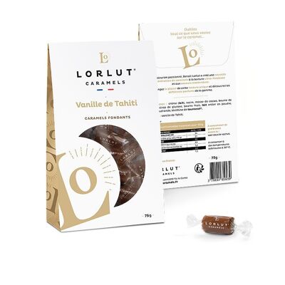 Tahitianische Vanille-Fondant-Karamellbonbons 75gr