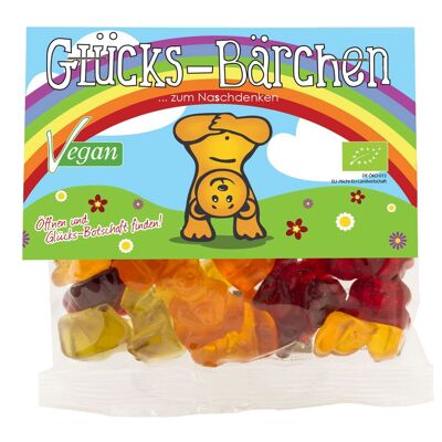 Gummy bears vegan organic - lucky bear “Rainbow” 10 x 75g