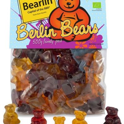 Oursons gommeux vegan bio - Berlin Bears en anglais 8 x 500g