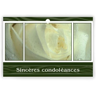 Eternal 1002 025 Sincere condolences x 10 cards - Greeting card