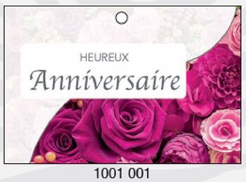 Pure 1001 001 Heureux Anniversaire x 10 cartes - Carte de vœux