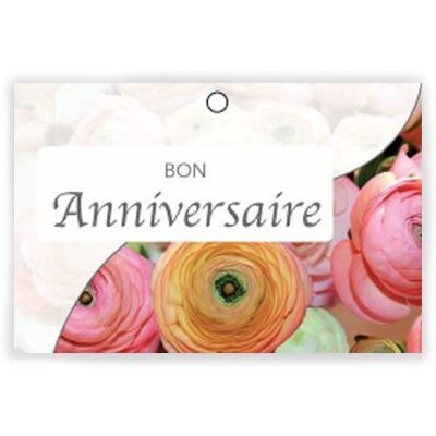 Pure 1001 003 Happy Birthday x 10 cards - Greeting card