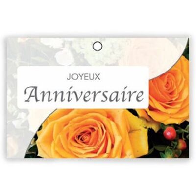 Pure 1001 004 Happy Birthday x 10 cards - Greeting card
