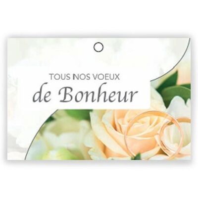 Pure 1001 007 Tous nos vœux de bonheur x 10 cartes - Carte de voeux