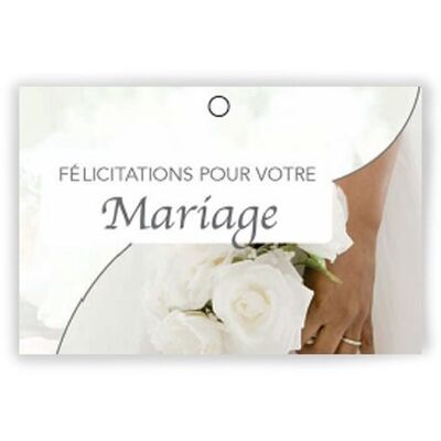 Pure 1001 008 Congratulations on your wedding x 10 cards - Greetings card