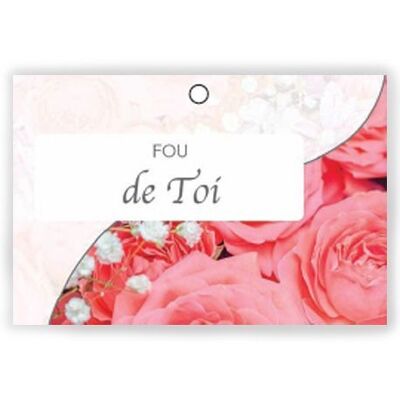 Pure 1001 015 Fou de toi x 10 cartes - Carte de vœux