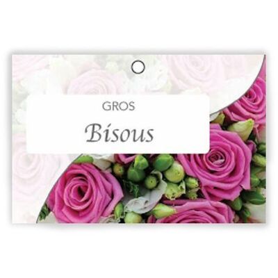 Pure 1001 016 Gros bisous x 10 cartes - Carte de vœux