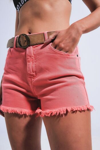 Short en corail 3