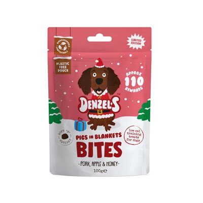 Cochons de Noël dans des couvertures, bouchées 100 g (carton de 10)