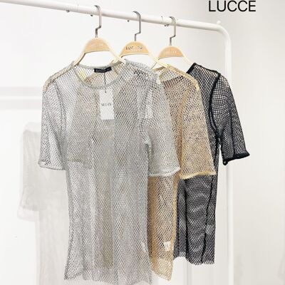 Lurex mesh top - 1401