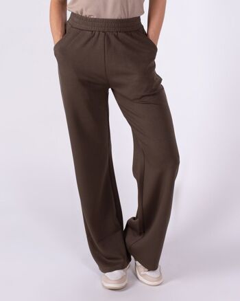 Pantalon de survêtement femme taupe viscose cupro - PALERMO 1