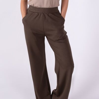 Women's track pant taupe viscose cupro - PALERMO