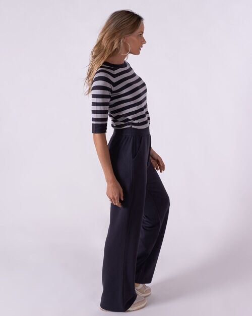 Dames trackpant dusty blue viscose cupro - PALERMO
