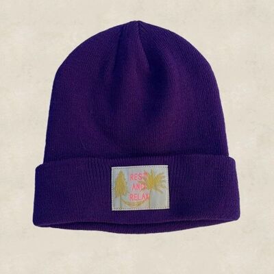 PURPLE RELAXED HAT