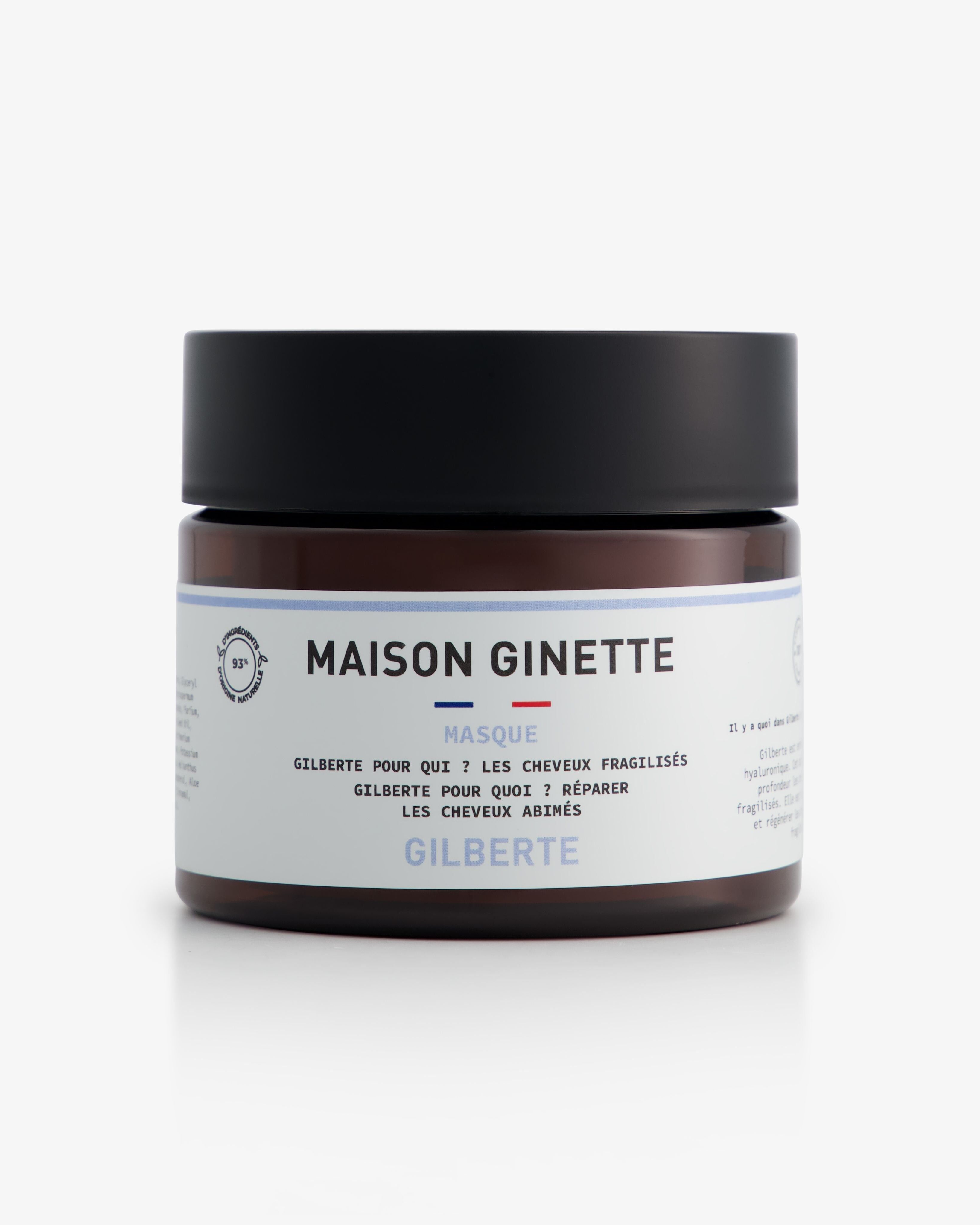 GILBERTE - Maschera rimpolpante all'acido ialuronico formulata per capelli danneggiati
