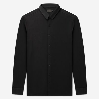 Camisa ajustada | Negro azabache