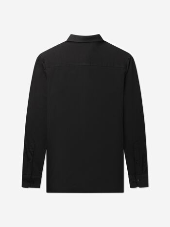 Chemise coupe ajustée | Noir de jais 3