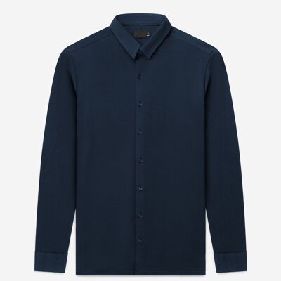 Chemise coupe ajustée | Robe bleue