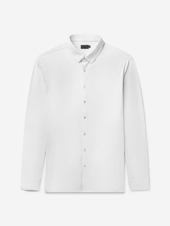 Chemise coupe ajustée | Blanc brillant 4