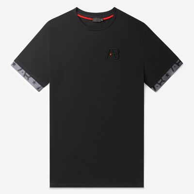 Flag Tee | Jet Black