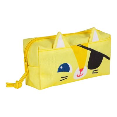 Large pirate cat pencil case