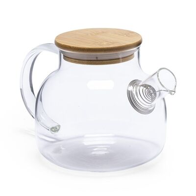 Borosilicate glass teapot