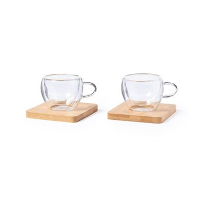 Set de 2 Tasses en Verre