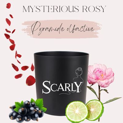 3 p.m. candle - Mysterious rosy