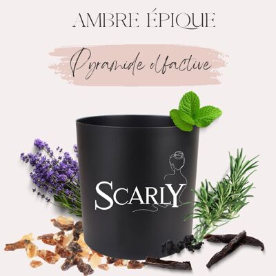 Bougie 15h - Ambre épique