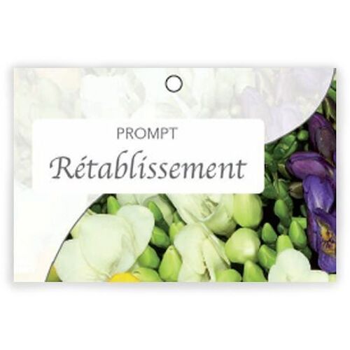 Pure 1001 019 Prompt rétablissement x 10 cartes - Carte de vœux