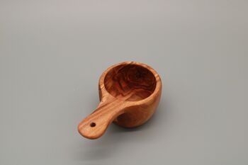 Cuillère doseuse, cuillère à farine | en bois d'olivier | Ø env. 7 cm | Fait main 2