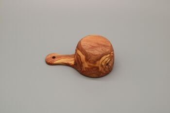 Cuillère doseuse, cuillère à farine | en bois d'olivier | Ø env. 7 cm | Fait main 4