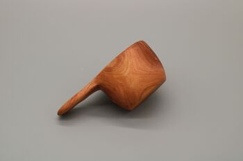 Cuillère doseuse, cuillère à farine | en bois d'olivier | Ø env. 7 cm | Fait main 5