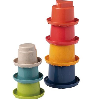 Tolo organic stacking cups rainbow