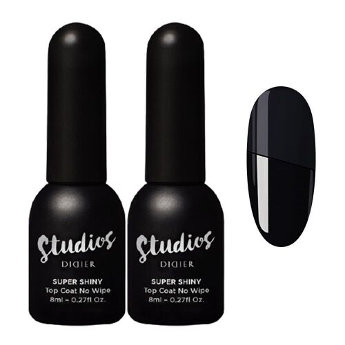 Set Top Coat Studios Didier, Super Brillant, 2 pcs.