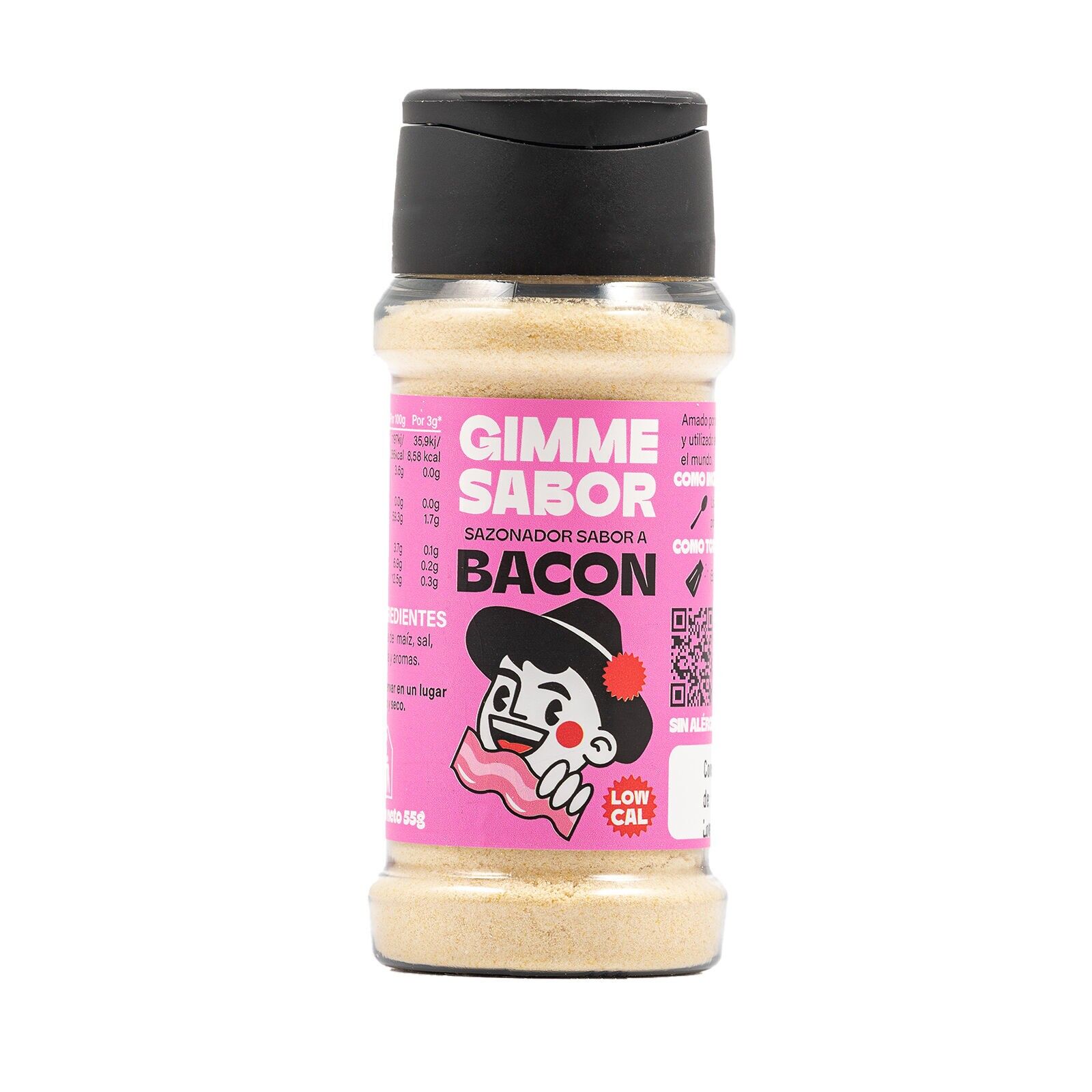 GIMME SABOR Bacon Flavor Vegetable Seasoning 55g, without allergens or glutamate