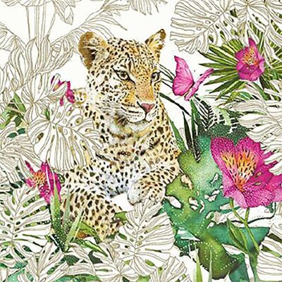 Leopard Napkin 25x25