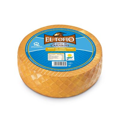 El Tofio (Ziege) weicher geräucherter Käse 3,7-3,9 kg