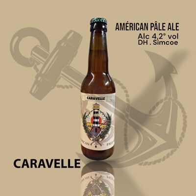 CARAVELLE  Américan  Pale Ale 4,2° bière artisanale