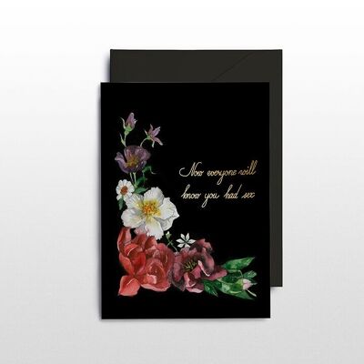 Postkarte „Blumen“