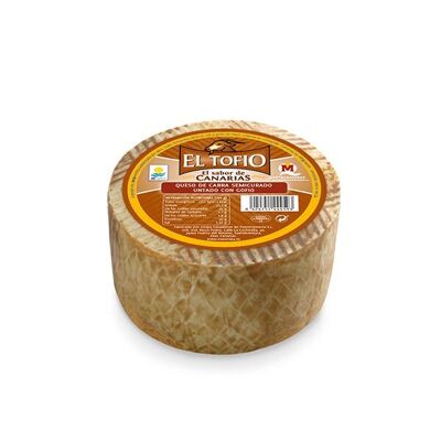 El Tofio (Ziegenkäse) halbgereift mit Gofio 1-1,2 kg