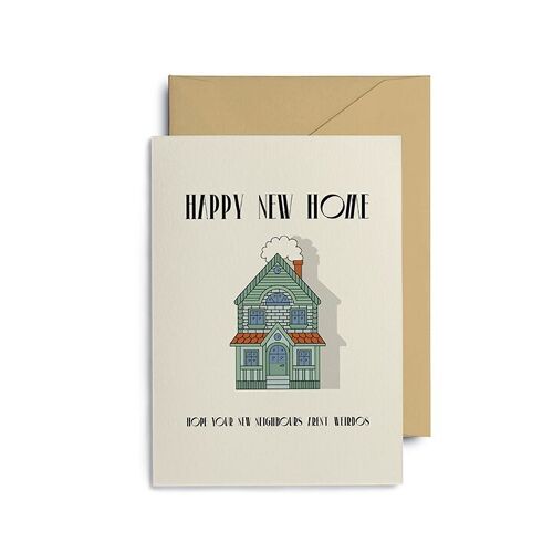 Postcard "Happy New Home"